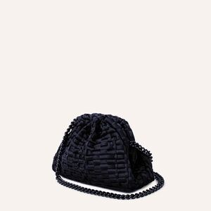 Navy Blue Maria La Rosa Mini Game Bag